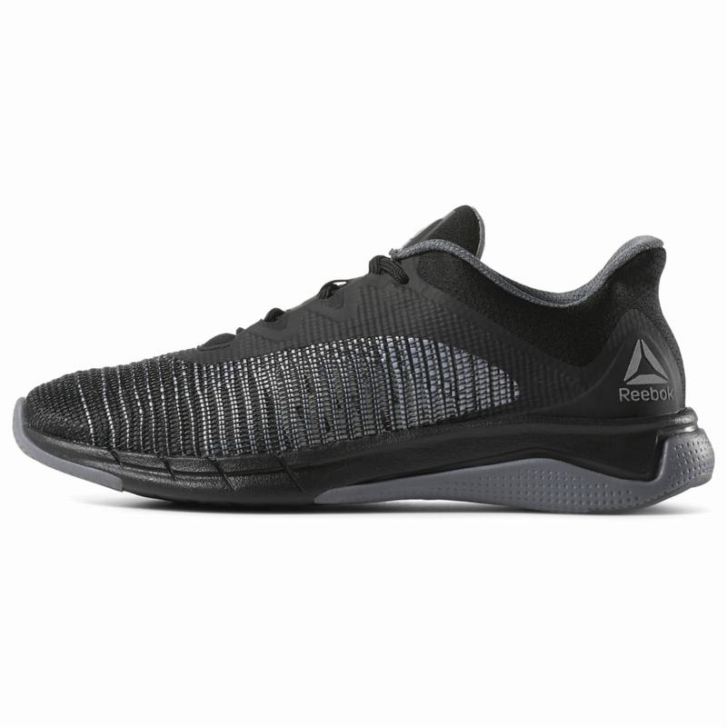 Adidasi Alergare Reebok Fast Tempo Flexweave® Dama Negrii/Gri/Argintii Romania MP1237IC